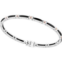 Bracelet Zancan Man Ceramik 925 in Silver KXB046R-N - KXB046R-N